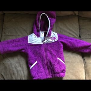 12-18mo northface fleece jacket
